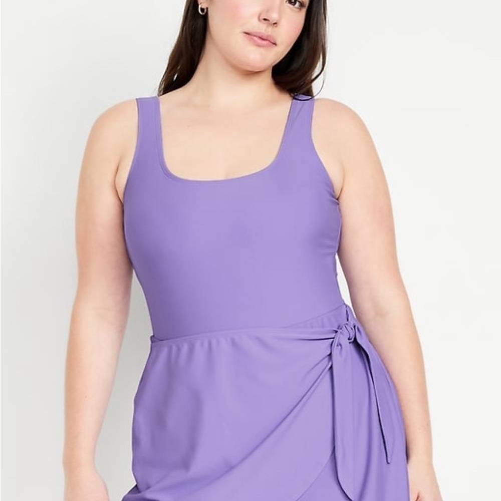 Old Navy Side-Tie Swim Dress